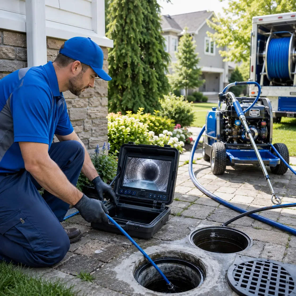 Outdoor drain cleaning professionals serving Monroe, WI